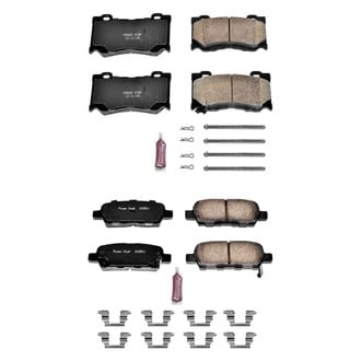 PowerStop® - Z23 Evolution Sport Performance Carbon-Fiber Ceramic Front and Rear Brake Pad Set