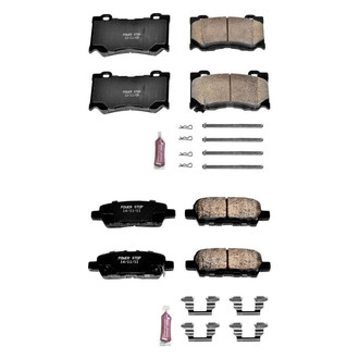 PowerStop® - Z23 Evolution Sport Performance Carbon-Fiber Ceramic Front and Rear Brake Pad Set