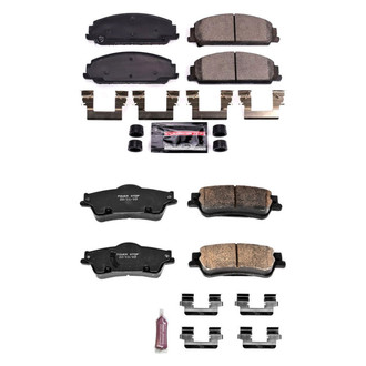 PowerStop® - Z23 Evolution Sport Performance Carbon-Fiber Ceramic Front and Rear Brake Pad Set