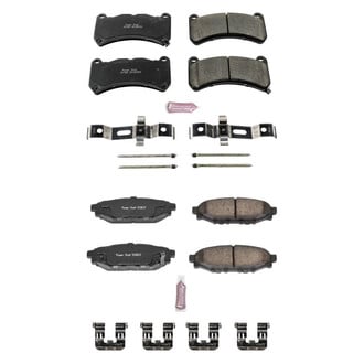 PowerStop® - Z23 Evolution Sport Performance Carbon-Fiber Ceramic Front and Rear Brake Pad Set