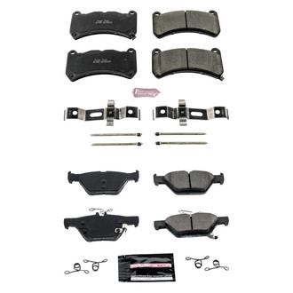 PowerStop® - Z23 Evolution Sport Performance Carbon-Fiber Ceramic Front and Rear Brake Pad Set