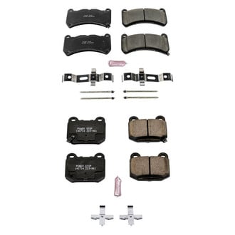 PowerStop® - Z23 Evolution Sport Performance Carbon-Fiber Ceramic Front and Rear Brake Pad Set