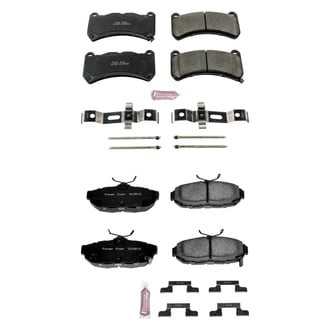 PowerStop® - Z23 Evolution Sport Performance Carbon-Fiber Ceramic Front and Rear Brake Pad Set