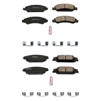 PowerStop® - Z23 Evolution Sport Performance Carbon-Fiber Ceramic Front and Rear Brake Pad Set