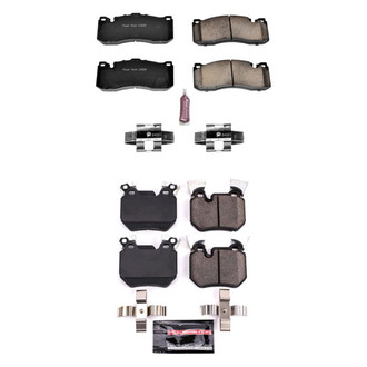 PowerStop® - Z23 Evolution Sport Performance Carbon-Fiber Ceramic Front and Rear Brake Pad Set