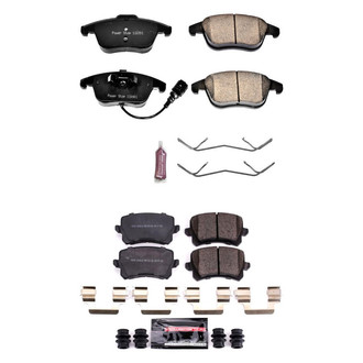 PowerStop® - Z23 Evolution Sport Performance Carbon-Fiber Ceramic Front and Rear Brake Pad Set
