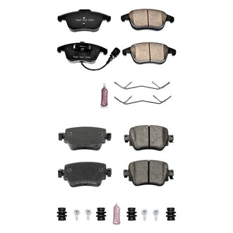 PowerStop® - Z23 Evolution Sport Performance Carbon-Fiber Ceramic Front and Rear Brake Pad Set