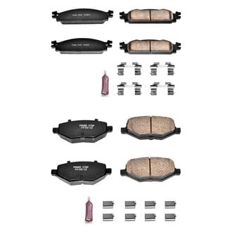 PowerStop® - Z23 Evolution Sport Performance Carbon-Fiber Ceramic Front and Rear Brake Pad Set