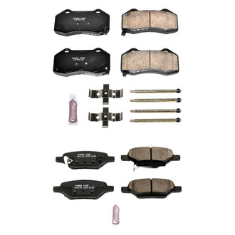 PowerStop® - Z23 Evolution Sport Performance Carbon-Fiber Ceramic Front and Rear Brake Pad Set