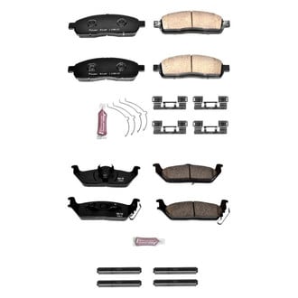 PowerStop® - Z23 Evolution Sport Performance Carbon-Fiber Ceramic Front and Rear Brake Pad Set