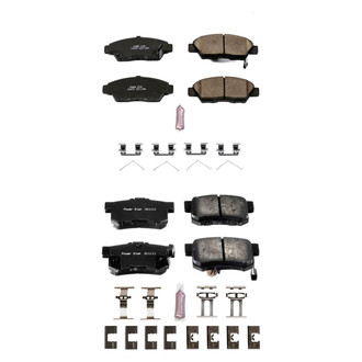 PowerStop® - Z23 Evolution Sport Performance Carbon-Fiber Ceramic Front and Rear Brake Pad Set