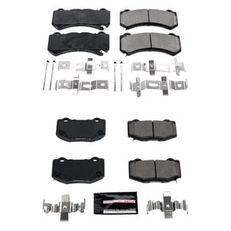 PowerStop® - Z23 Evolution Sport Performance Carbon-Fiber Ceramic Front and Rear Brake Pad Set