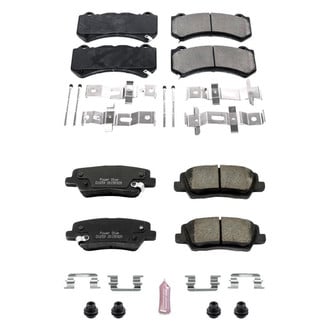 PowerStop® - Z23 Evolution Sport Performance Carbon-Fiber Ceramic Front and Rear Brake Pad Set