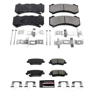 PowerStop® - Z23 Evolution Sport Performance Carbon-Fiber Ceramic Front and Rear Brake Pad Set