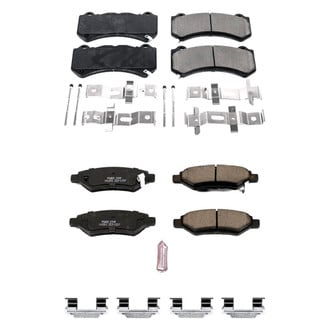 PowerStop® - Z23 Evolution Sport Performance Carbon-Fiber Ceramic Front and Rear Brake Pad Set