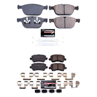 PowerStop® - Z23 Evolution Sport Performance Carbon-Fiber Ceramic Front and Rear Brake Pad Set