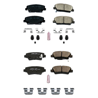 PowerStop® - Z23 Evolution Sport Performance Carbon-Fiber Ceramic Front and Rear Brake Pad Set