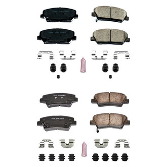 PowerStop® - Z23 Evolution Sport Performance Carbon-Fiber Ceramic Front and Rear Brake Pad Set