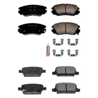 PowerStop® - Z23 Evolution Sport Performance Carbon-Fiber Ceramic Front and Rear Brake Pad Set