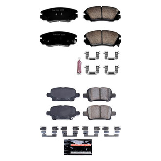 PowerStop® - Z23 Evolution Sport Performance Carbon-Fiber Ceramic Front and Rear Brake Pad Set