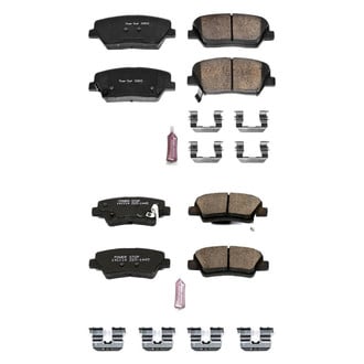 PowerStop® - Z23 Evolution Sport Performance Carbon-Fiber Ceramic Front and Rear Brake Pad Set
