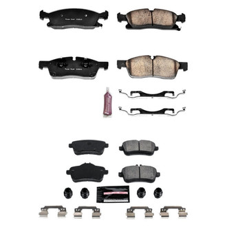 PowerStop® - Z23 Evolution Sport Performance Carbon-Fiber Ceramic Front and Rear Brake Pad Set