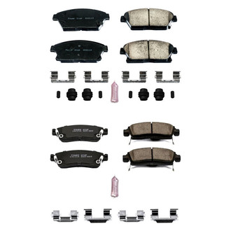 PowerStop® - Z23 Evolution Sport Performance Carbon-Fiber Ceramic Front and Rear Brake Pad Set