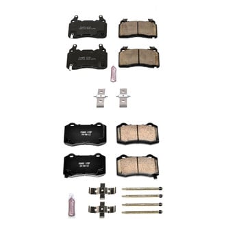 PowerStop® - Z23 Evolution Sport Performance Carbon-Fiber Ceramic Front and Rear Brake Pad Set