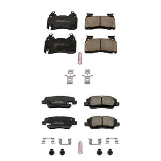 PowerStop® - Z23 Evolution Sport Performance Carbon-Fiber Ceramic Front and Rear Brake Pad Set