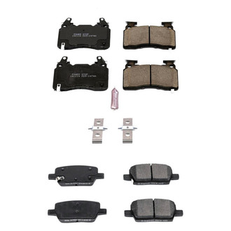 PowerStop® - Z23 Evolution Sport Performance Carbon-Fiber Ceramic Front and Rear Brake Pad Set