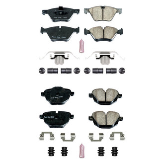 PowerStop® - Z23 Evolution Sport Performance Carbon-Fiber Ceramic Front and Rear Brake Pad Set