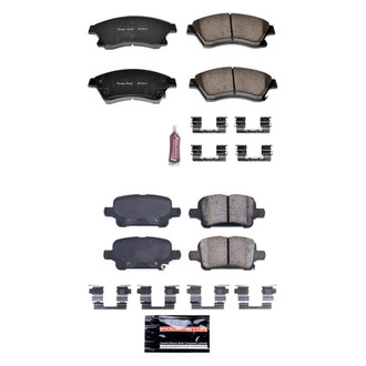 PowerStop® - Z23 Evolution Sport Performance Carbon-Fiber Ceramic Front and Rear Brake Pad Set