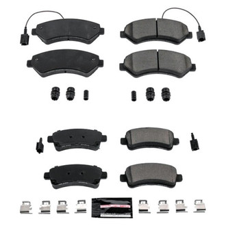 PowerStop® - Z23 Evolution Sport Performance Carbon-Fiber Ceramic Front and Rear Brake Pad Set