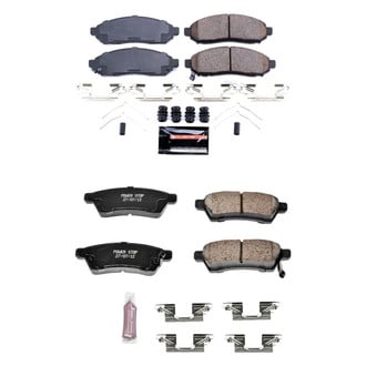 PowerStop® - Z23 Evolution Sport Performance Carbon-Fiber Ceramic Front and Rear Brake Pad Set