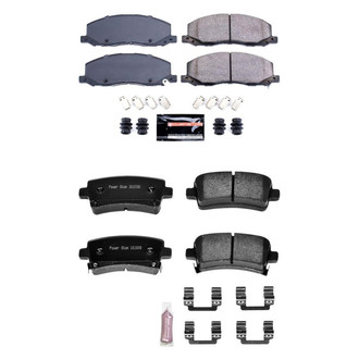 PowerStop® - Z23 Evolution Sport Performance Carbon-Fiber Ceramic Front and Rear Brake Pad Set
