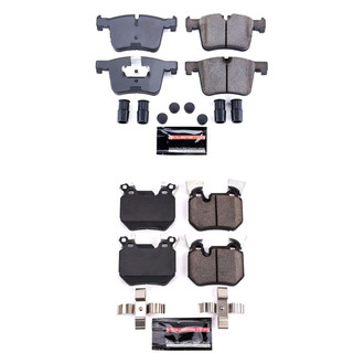 PowerStop® - Z23 Evolution Sport Performance Carbon-Fiber Ceramic Front and Rear Brake Pad Set