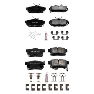 PowerStop® - Z23 Evolution Sport Performance Carbon-Fiber Ceramic Front and Rear Brake Pad Set