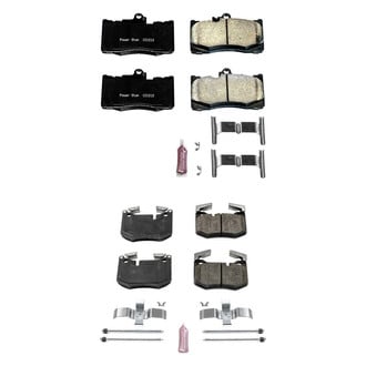 PowerStop® - Z23 Evolution Sport Performance Carbon-Fiber Ceramic Front and Rear Brake Pad Set