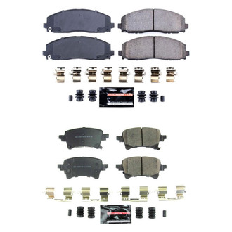 PowerStop® - Z23 Evolution Sport Performance Carbon-Fiber Ceramic Front and Rear Brake Pad Set