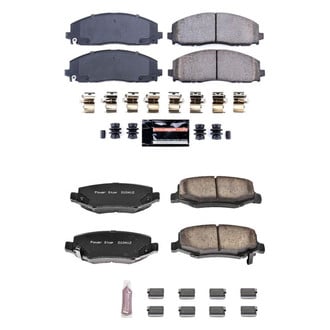 PowerStop® - Z23 Evolution Sport Performance Carbon-Fiber Ceramic Front and Rear Brake Pad Set