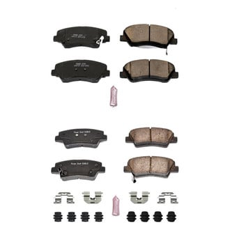 PowerStop® - Z23 Evolution Sport Performance Carbon-Fiber Ceramic Front and Rear Brake Pad Set