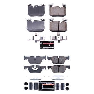 PowerStop® - Z23 Evolution Sport Performance Carbon-Fiber Ceramic Front and Rear Brake Pad Set
