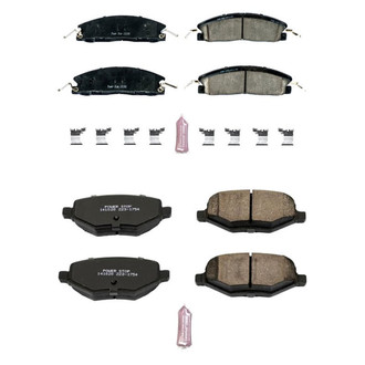 PowerStop® - Z23 Evolution Sport Performance Carbon-Fiber Ceramic Front and Rear Brake Pad Set