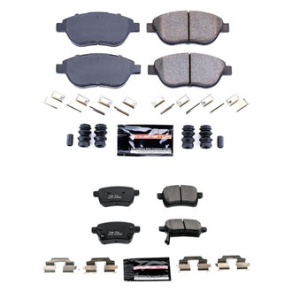 PowerStop® - Z23 Evolution Sport Performance Carbon-Fiber Ceramic Front and Rear Brake Pad Set