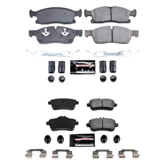 PowerStop® - Z23 Evolution Sport Performance Carbon-Fiber Ceramic Front and Rear Brake Pad Set