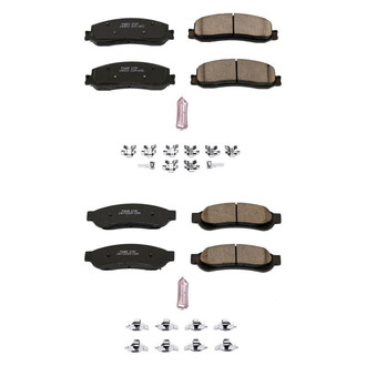 PowerStop® - Z23 Evolution Sport Performance Carbon-Fiber Ceramic Front and Rear Brake Pad Set