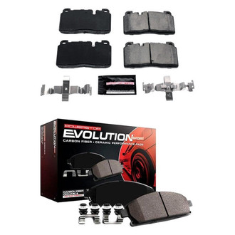 PowerStop® - Z23 Evolution Sport Performance Carbon-Fiber Ceramic Front and Rear Brake Pad Set