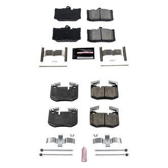 PowerStop® - Z23 Evolution Sport Performance Carbon-Fiber Ceramic Front and Rear Brake Pad Set