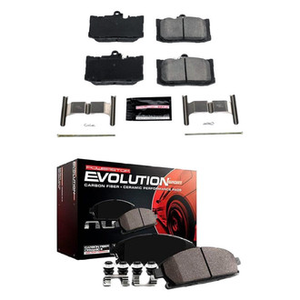 PowerStop® - Z23 Evolution Sport Performance Carbon-Fiber Ceramic Front and Rear Brake Pad Set