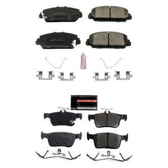 PowerStop® - Z23 Evolution Sport Performance Carbon-Fiber Ceramic Front and Rear Brake Pad Set